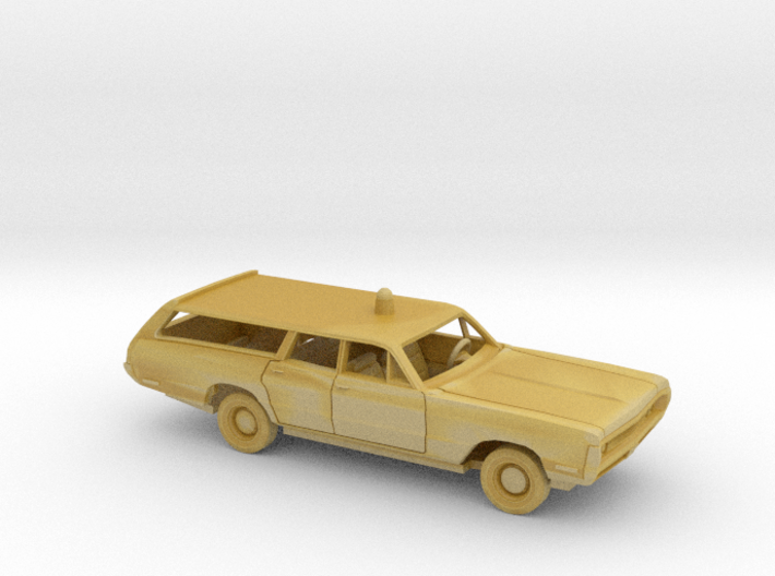 1/87 1970 Plymouth Fury  Fire Chief Station Wagon  3d printed 