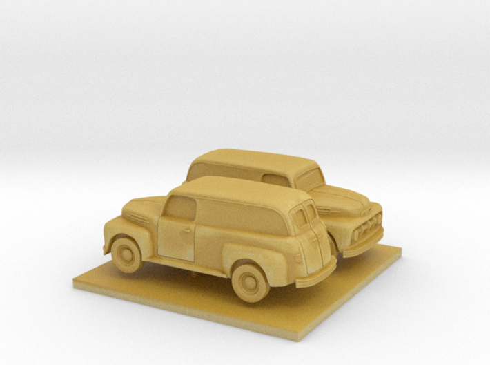 1/200 2X 1952 Ford Panel Truck 3d printed