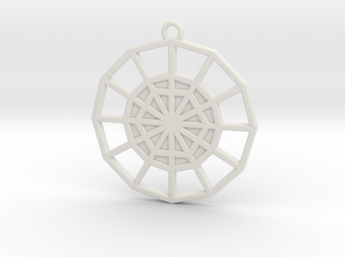 Restoration Emblem 07 Medallion (Sacred Geometry) 3d printed
