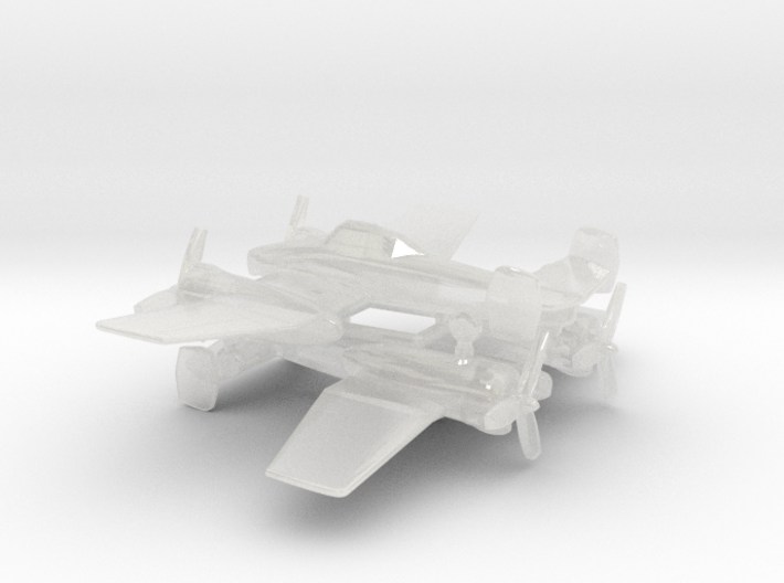 Grumman XF5F-2 Skyrocket 3d printed