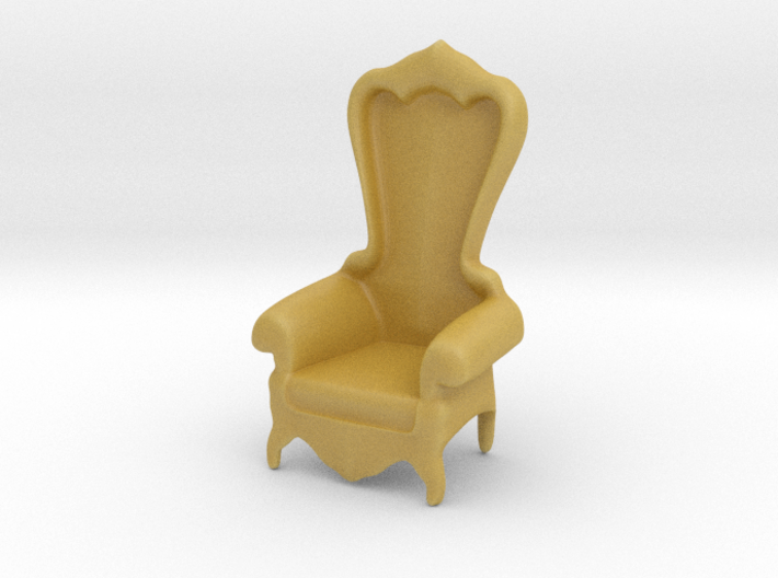 Printle Thing Baroque Chair 1/24 3d printed