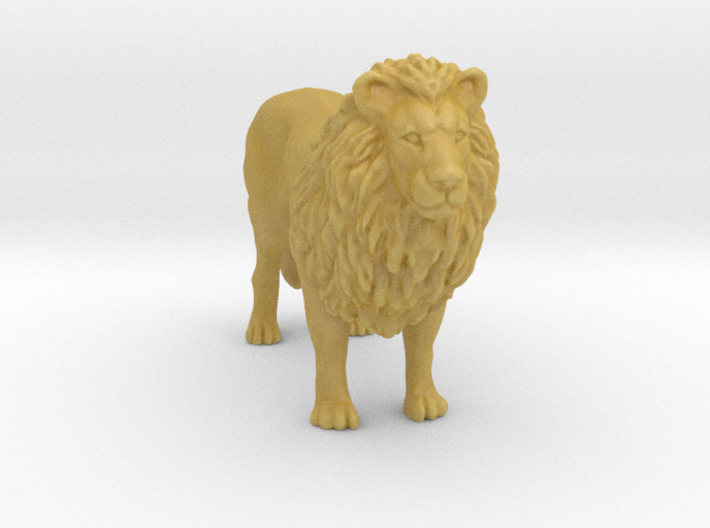 Printle Animal Lion - 1/72 3d printed