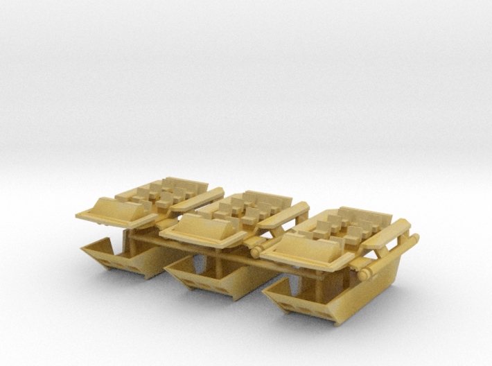 1/172 TOS Shuttle Craft with Open Door 3d printed 