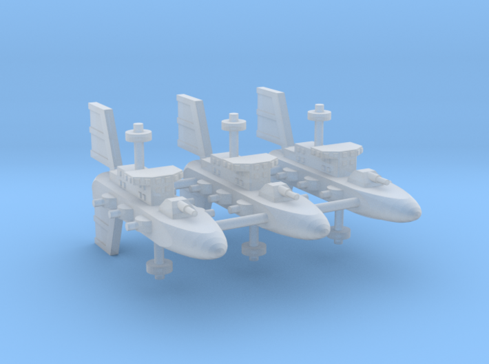 Decatur DD - Squadron of 3 3d printed
