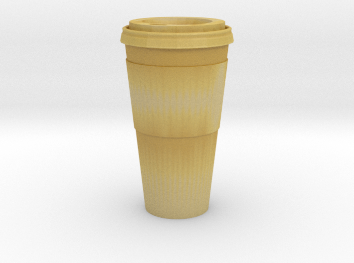 1/12 Scale Paper Coffee Cup 3d printed