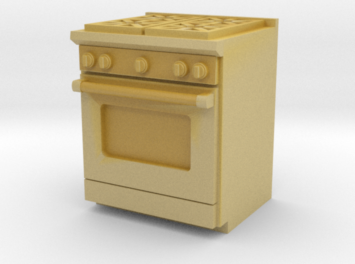 1:64 Kitchen Stove(Range) and Oven 3d printed