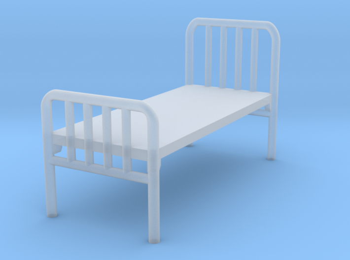 1:72 Hospital Bed 3d printed