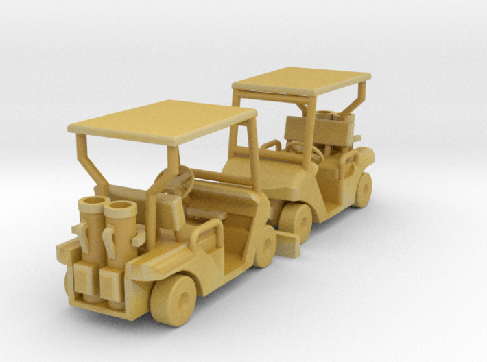 1:100 Golf cart x2, kit 3d printed 
