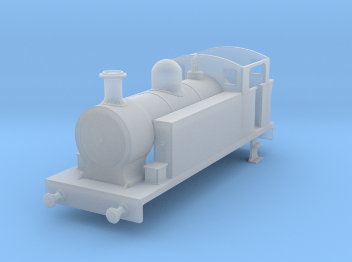 Hawthorne Leslie 0-6-0T - Dapol Terrier Chassis 3d printed
