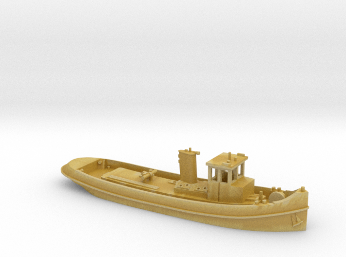 Risico steam tug in 1:350 scale 3d printed 