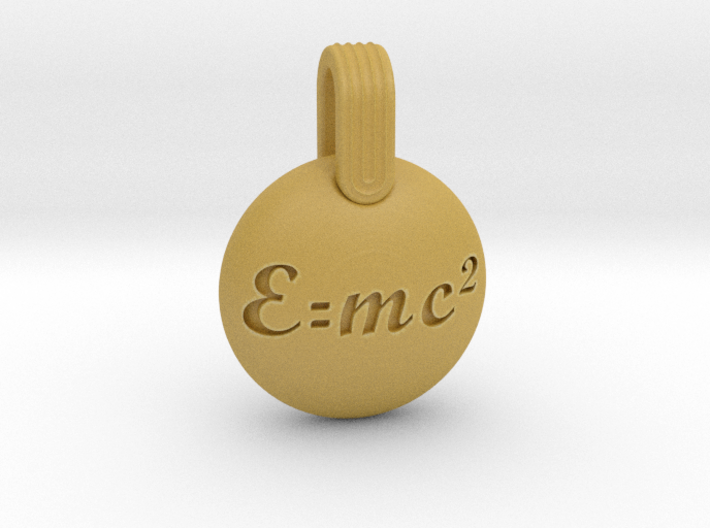 E=mc2 3d printed