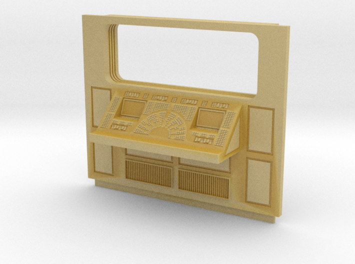 Set-1 CC Wall Console With Window-01-Sht-72 3d printed
