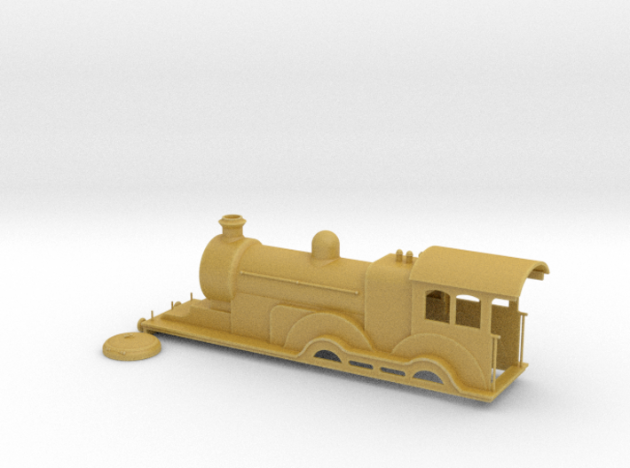 HO/OO GER D56 "Molly" Locomotive Shell 3d printed 