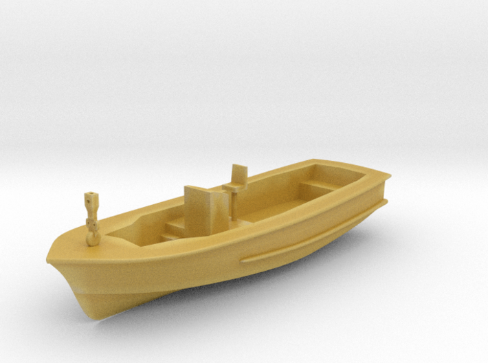 Life Boat Hull 1/200 V11 Hull &amp; Interior combined 3d printed