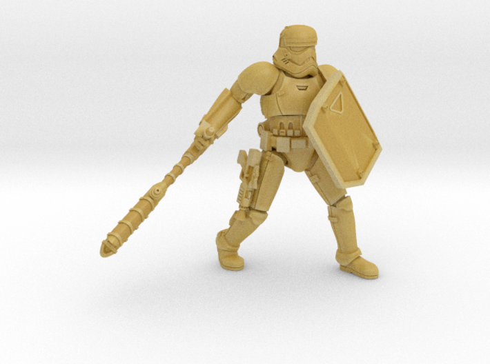 First Melee Trooper A4 3d printed 