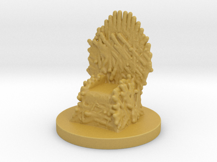 Game of Thrones Risk Piece Single - Iron Throne 3d printed