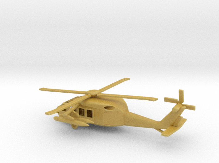 1/160 Scale UH-60 W Tanks 3d printed