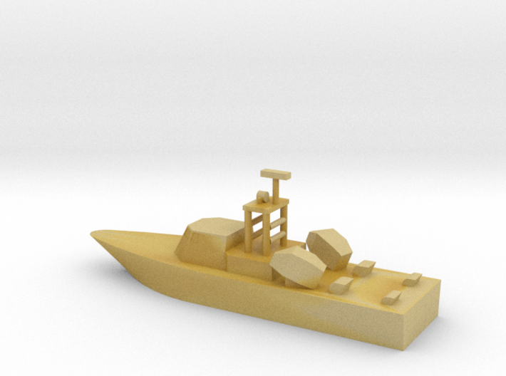 1/285 Scale Dvora Fast Patrol Boat 3d printed