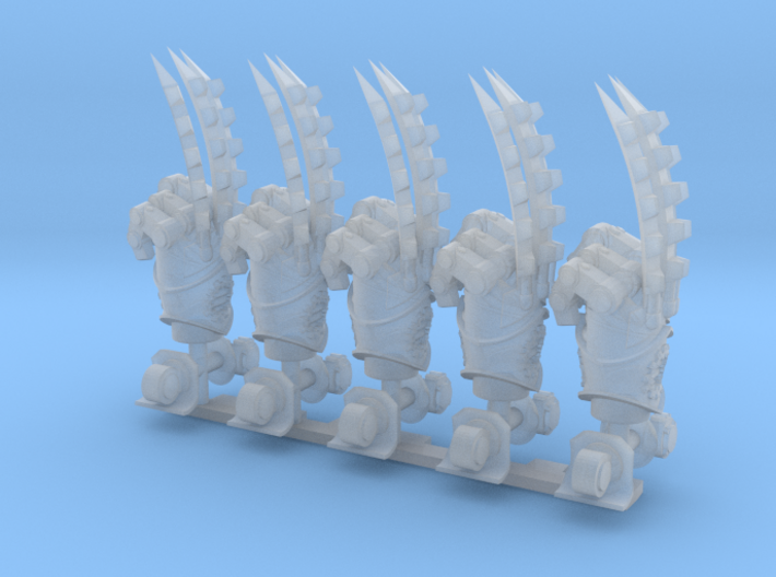 5 Prime Bionic Large Left Claw fist 3d printed