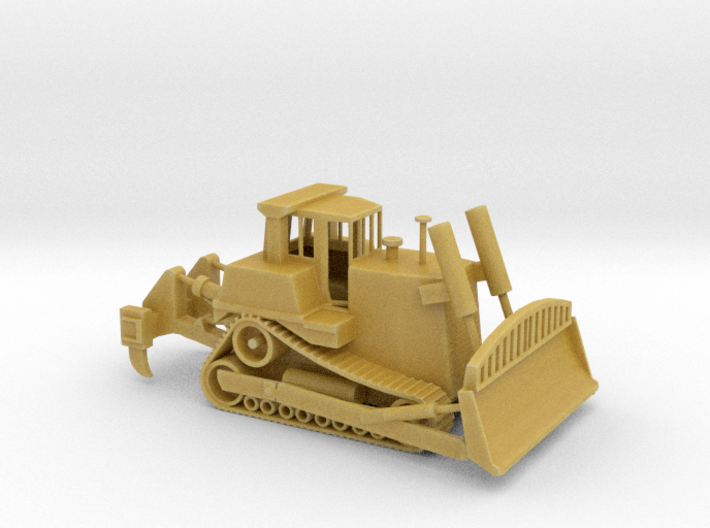 1/100 Scale Caterpillar D9 Bulldozer 3d printed