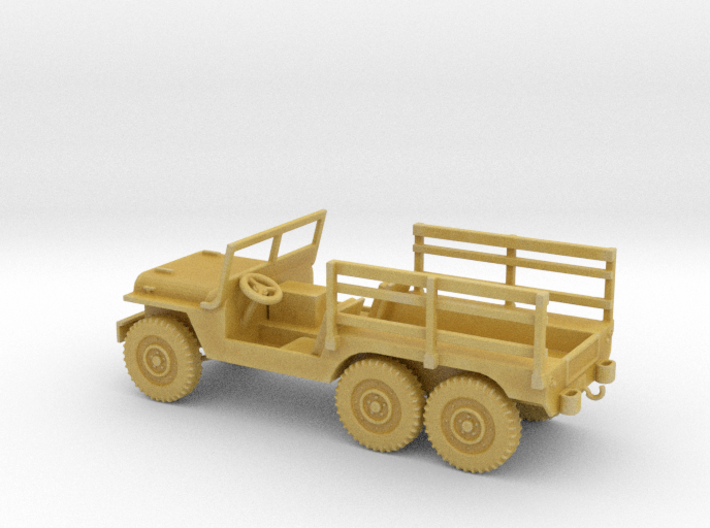 1/100 Scale 6x6 Jeep MT Cargo 3d printed