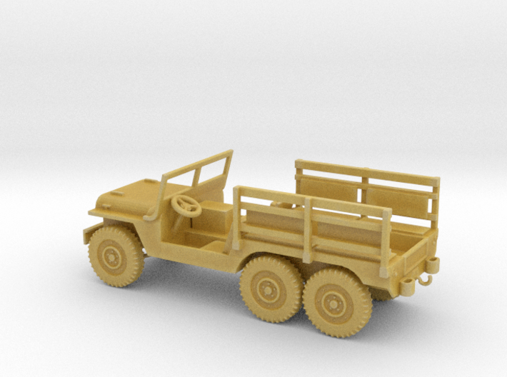 1/100 Scale 6x6 Jeep MT Troop 3d printed