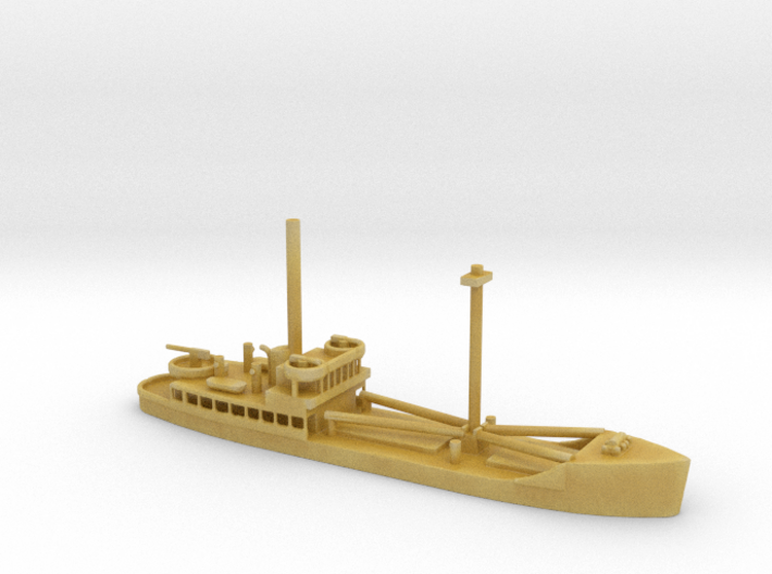 1/1800 Scale USS Deal AKL-2 3d printed