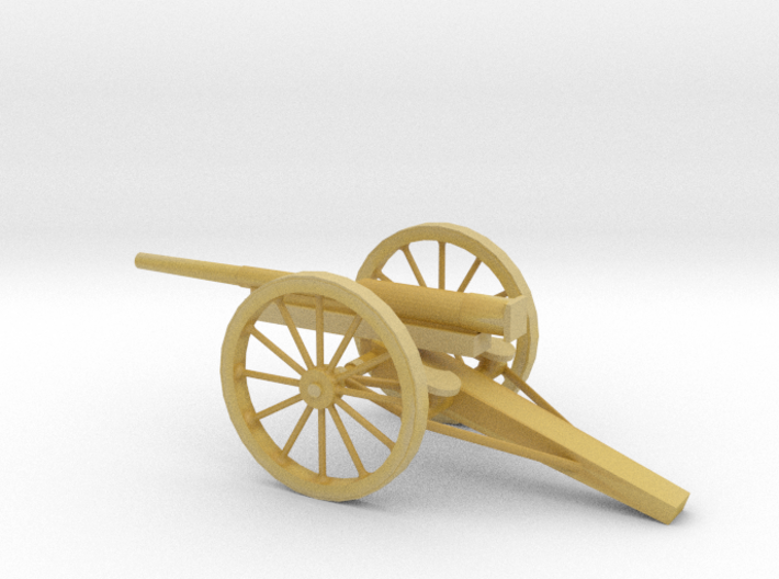 1/100 Scale M1 1897 French 75mm Gun 3d printed