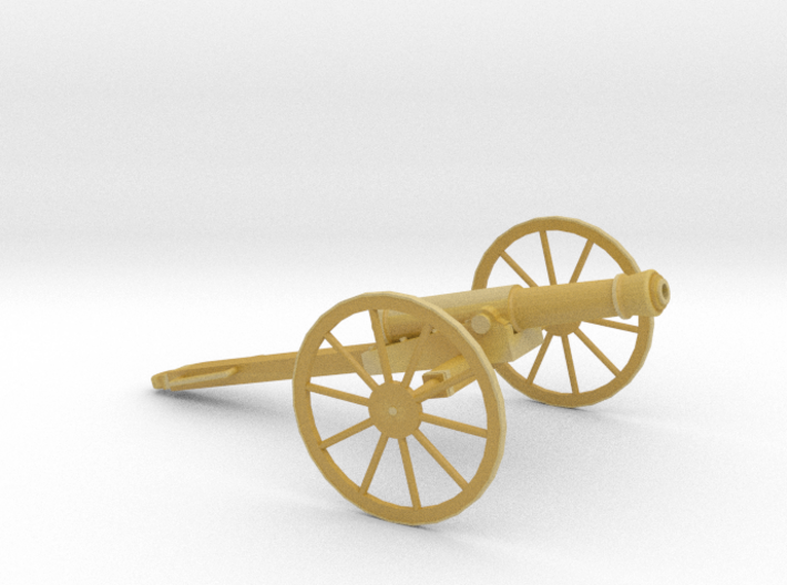 1/72 Scale American Civil War Cannon 1841 3d printed