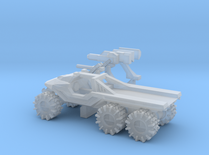 All-Terrain Vehicle 6x6 with open cargo bed 3d printed