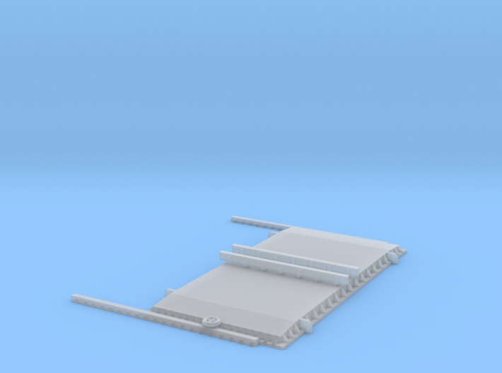1/128 Scale USS Los Angeles CA135 Hanger Cover 196 3d printed