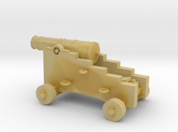 1/72 Scale 4 Pounder Naval Gun 3d printed