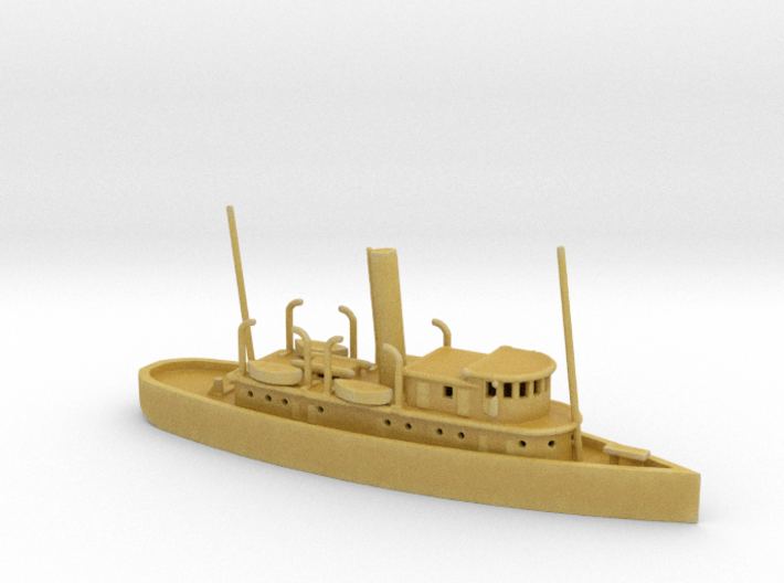 1/600 Scale 125-foot wooden ocean tug Artisan 3d printed