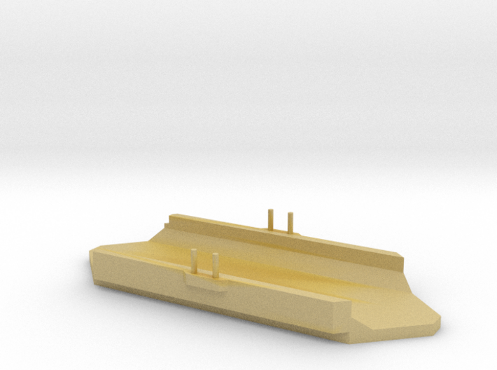 1/2400 Scale 1902 Bermuda Floating Dock 3d printed