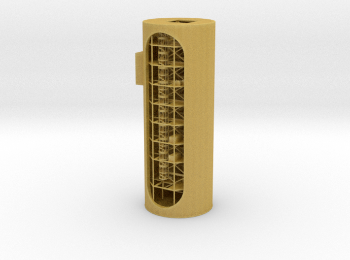 1/500 Scale Atlas Missile Silo 3d printed