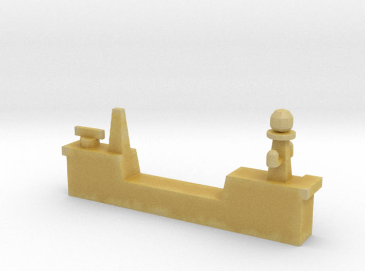 1/700 scale Italian aircraft carrier Cavour Island 3d printed