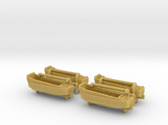 1/500 Scale Davits with LCVP 3d printed