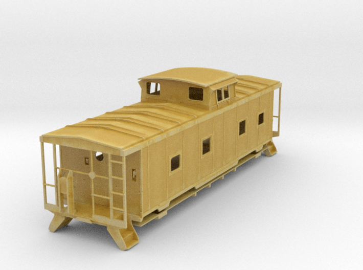 ACL M5 Caboose, split window, no roofwalk - O 3d printed 