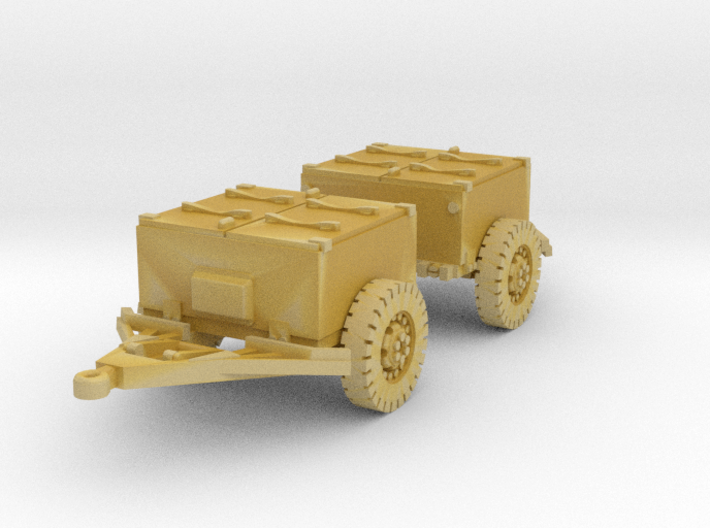 M8 armoured limber (2 pieces) scale 1/160 3d printed