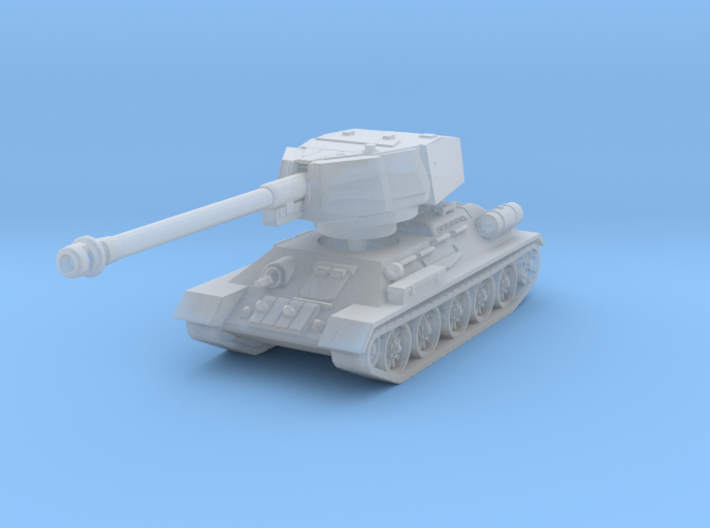 T34-100 tank scale 1/87 3d printed