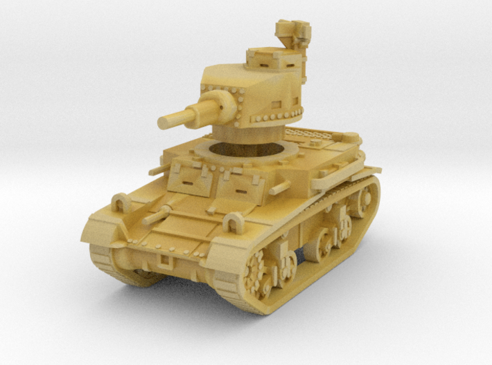 M2A4 tank scale 1/144 3d printed