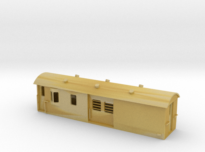 30ft Guards Van, New Zealand, (HO Scale, 1:87) 3d printed 