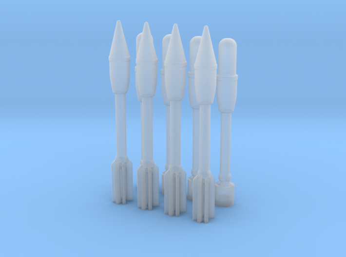 bazooka's rocket pack (1:18 Scale) 3d printed