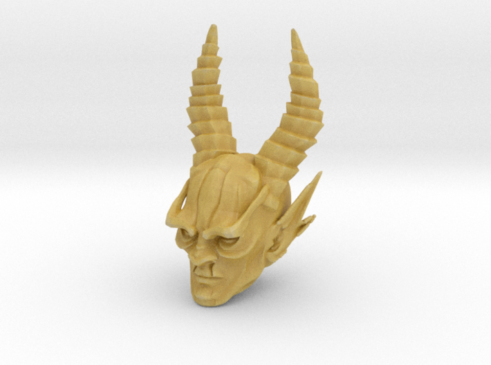 mythic demon head 1 3d printed