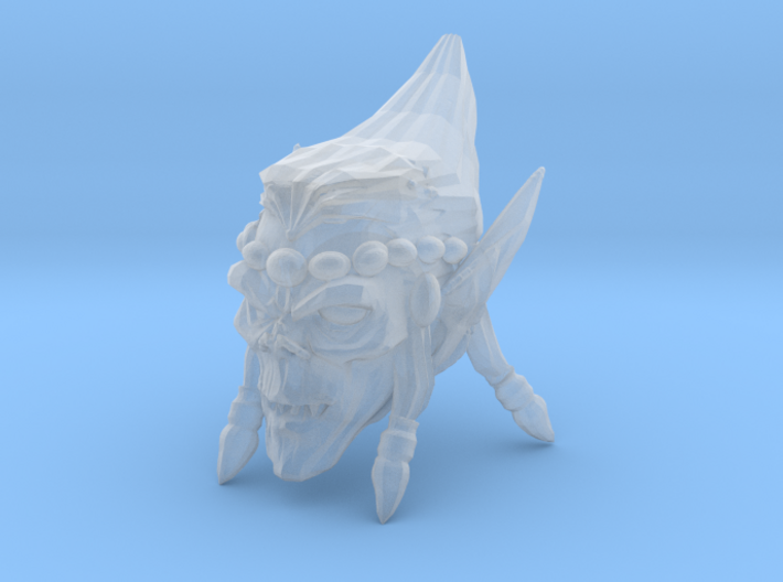 Interplanar Villian Head 2 with Open Mouth 3d printed