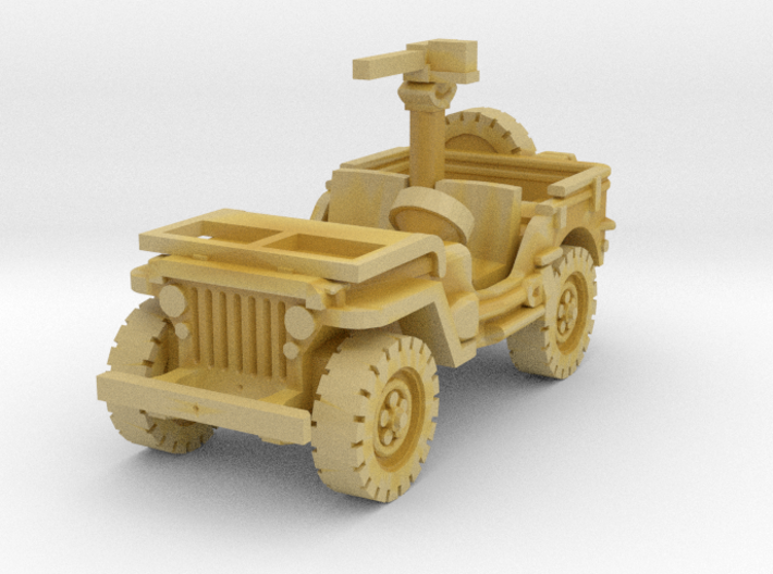 Jeep Willys 30 cal (window down) 1/200 3d printed