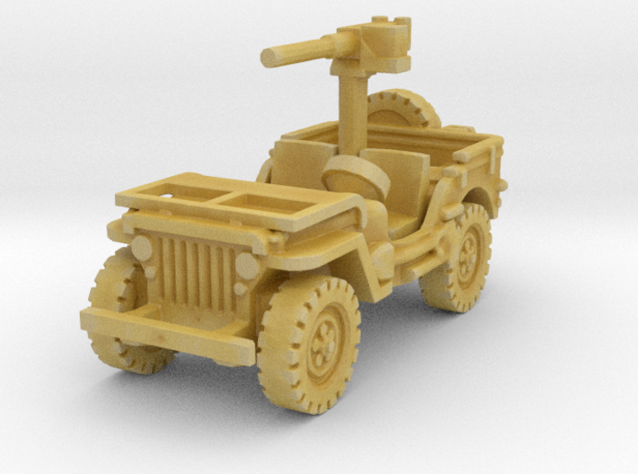 Jeep Willys 50 cal (window down) 1/285 3d printed
