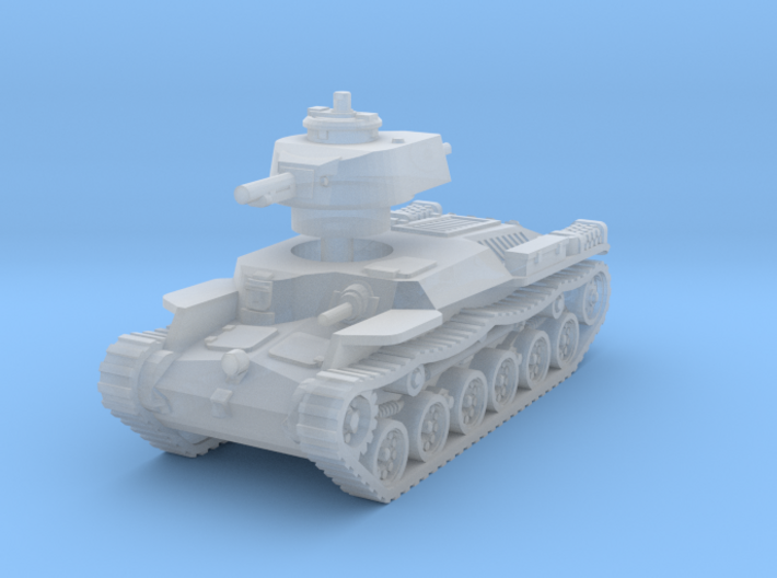 Chi-Ha Tank 1/160 3d printed