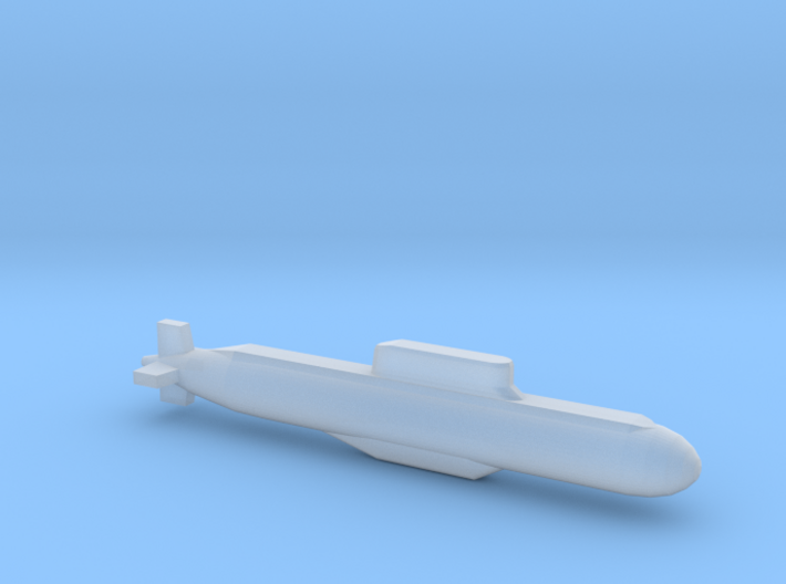 032 submarine, Full Hull, 1/1800 3d printed