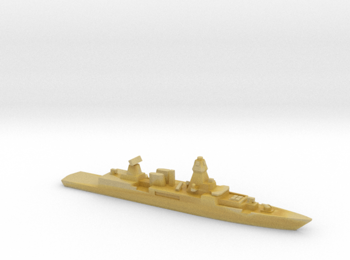 Sachsen-class frigate, 1/2400 3d printed